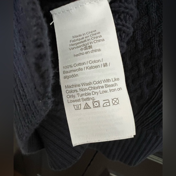 J. Crew | Long cotton cable-knit mockneck sweater - Picture 4 of 5